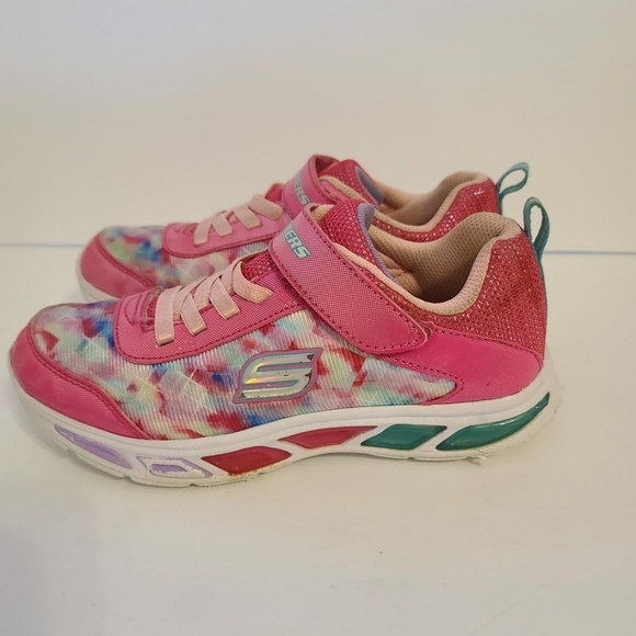 Skechers Kids' Litebeams-Dance Nglow sz 3 - Picture 6 of 11